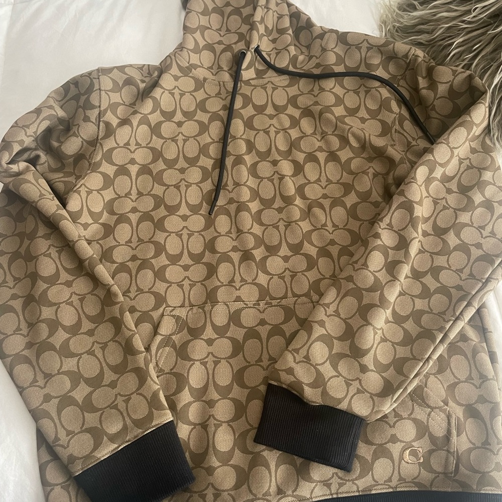 NWOT Mens Small COACH heavy hoodie